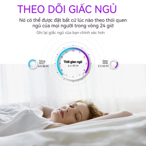 Đồng Hồ Cảm Ứng Xiaomi 1.69": Theo Dõi Nhịp Tim & Oxy